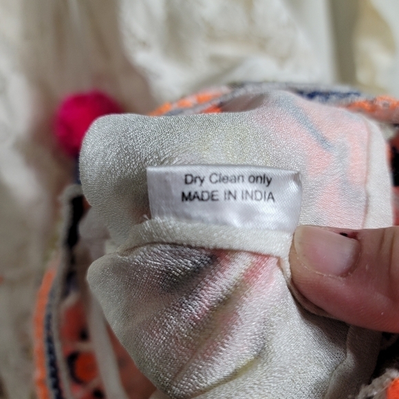 NWT Anthropologie Hemant and Nandita Aurora Tiered Lace Tassel Tank Small - Picture 12 of 12